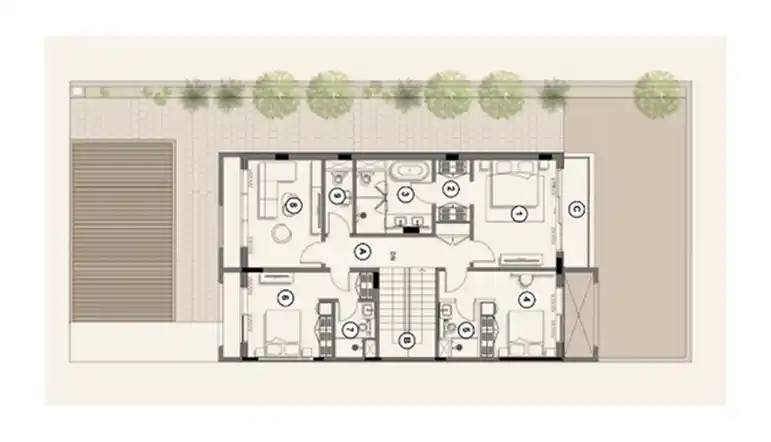 4-Bedroom Townhouse First Floor